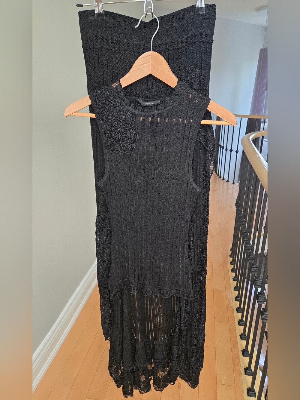 Knit Top/Skirt Set